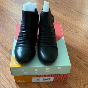 Wear Ever Black Newlyn Ankle Boots Size 6